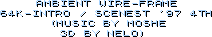ambient wire-frame | 64k-intro | scenest 97 | 4th | music by moshe + 3d by nelo